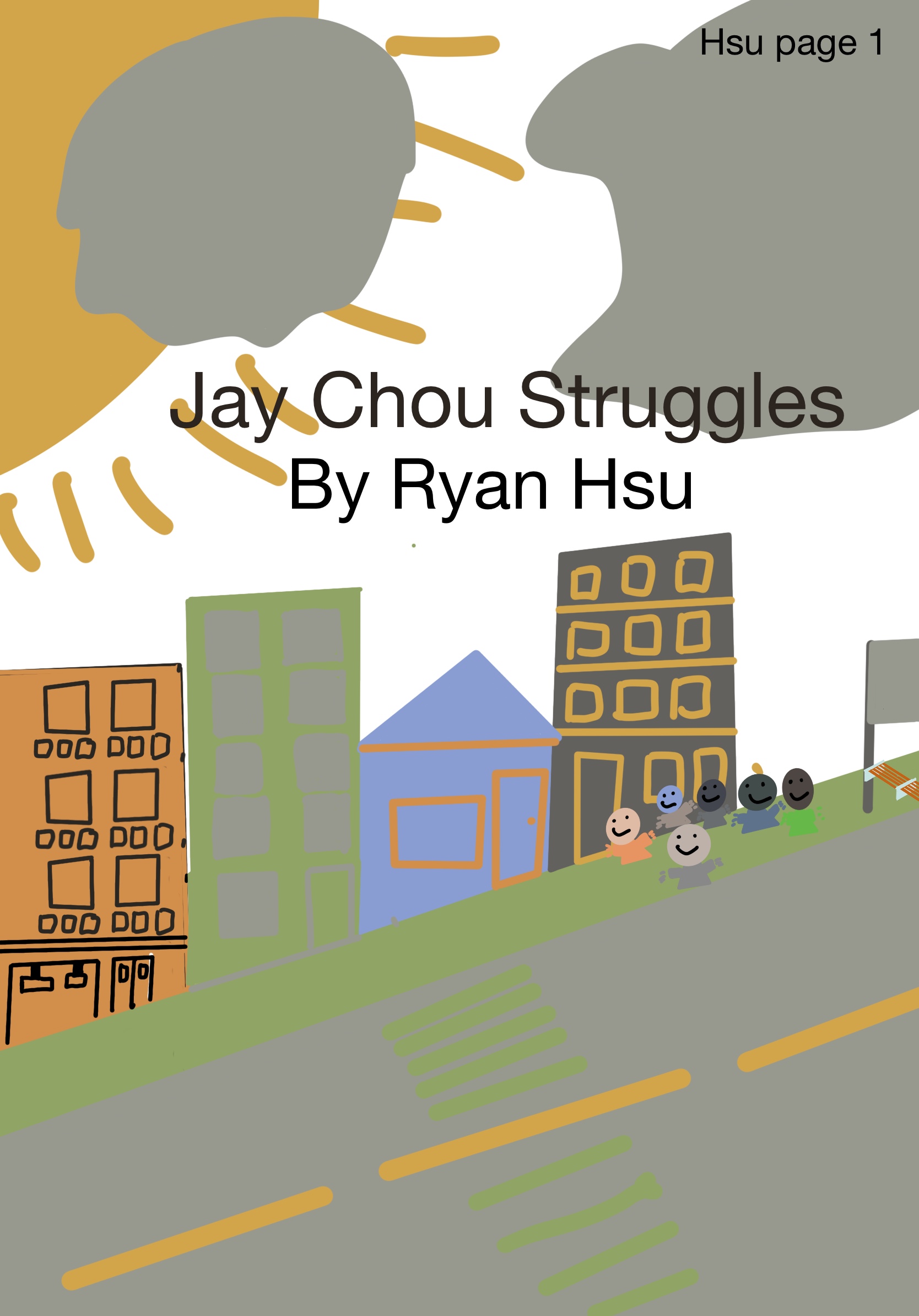 Jay Chou Struggles title page, page one